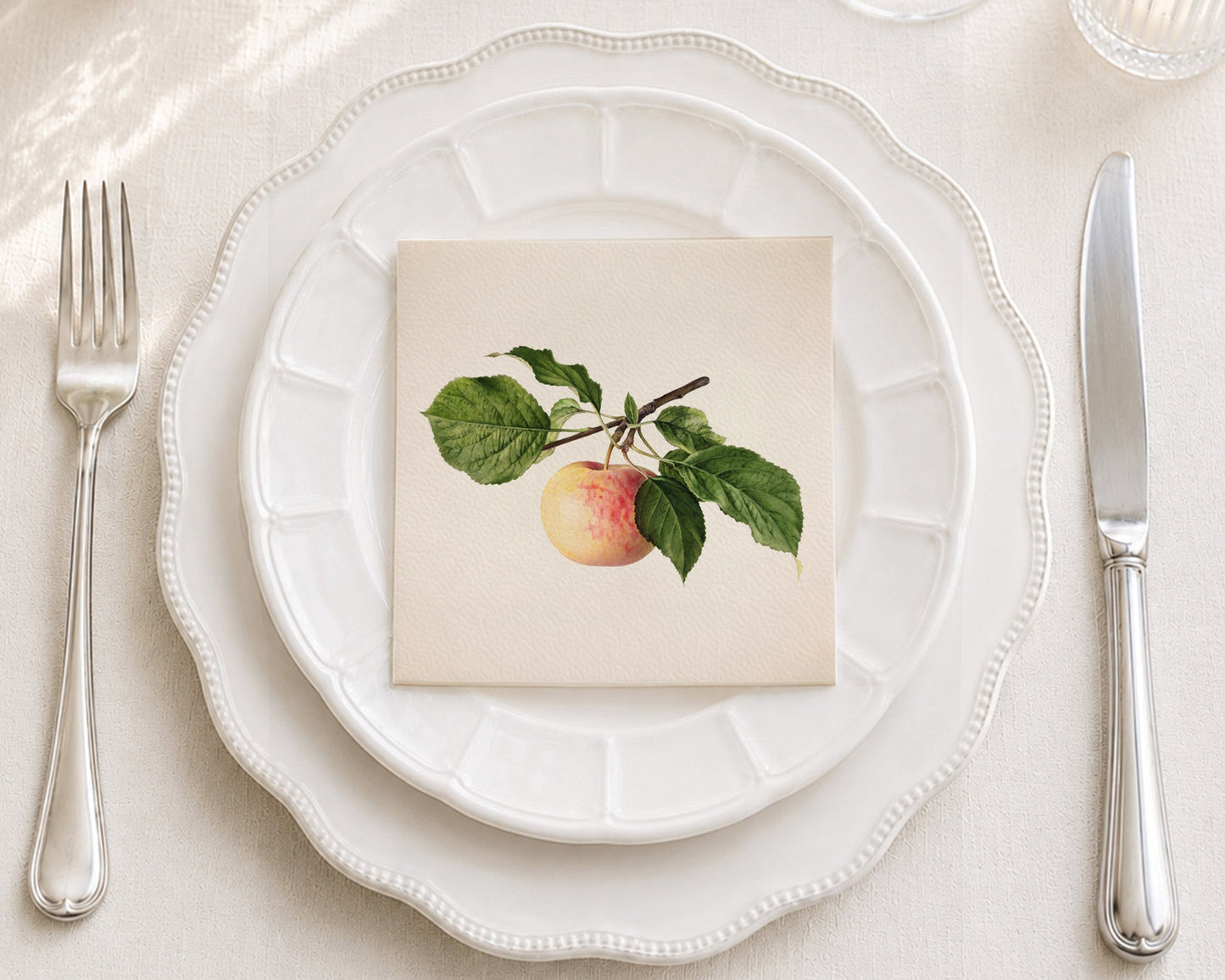 Royal Apple Cocktail Napkin