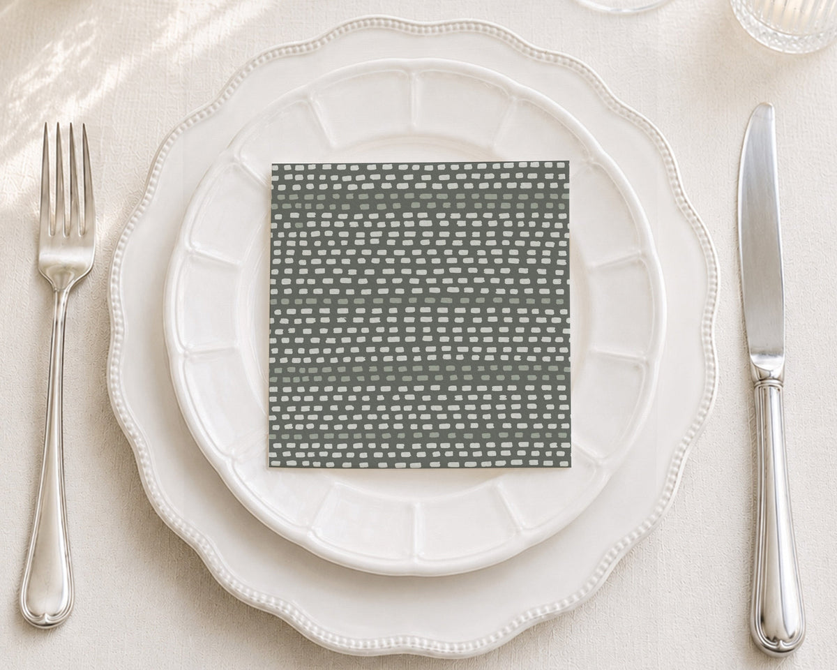 Sage Morse Cocktail Napkin