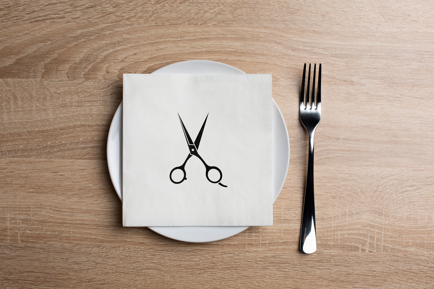 Scissors Cocktail Napkin