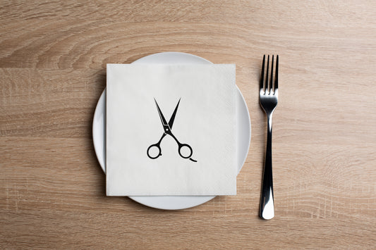 Scissors Cocktail Napkin