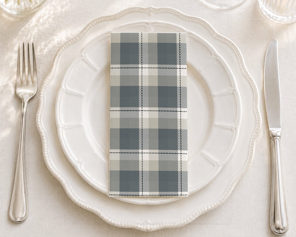 Scottish Plaid - Printed Guest Towel
