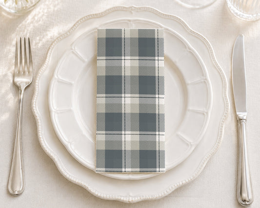 Scottish Plaid - Printed Guest Towel