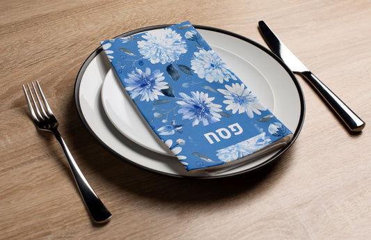 Pesach Floral - Printed Guest Towel