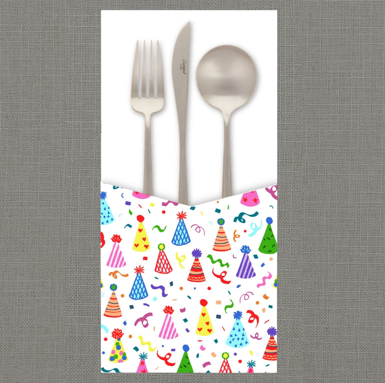 Party Hat Cutlery Pouch