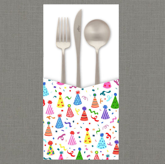 Party Hat Cutlery Pouch