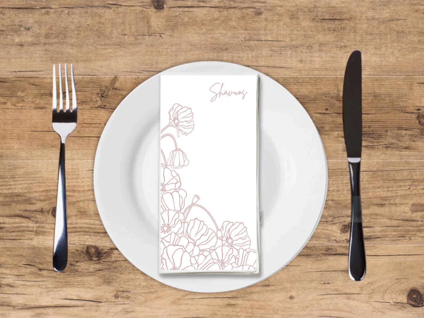 Doodle Shavous  - Printed Guest Towel