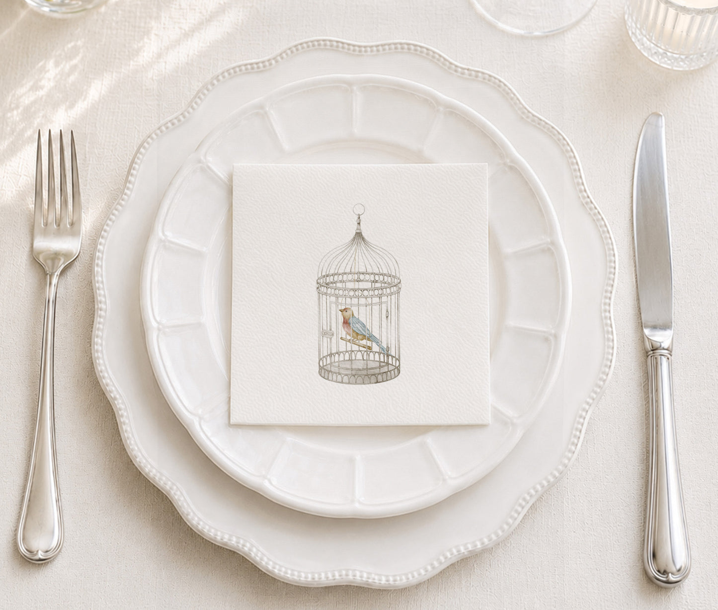 Song Bird Cocktail Napkin