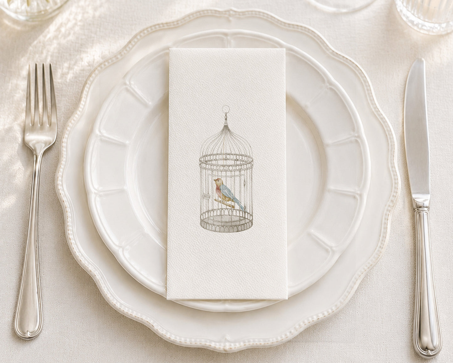 Song Bird - Printed Guest Towel