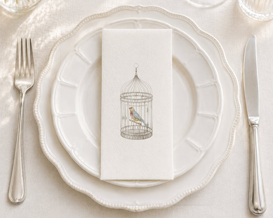 Song Bird - Printed Guest Towel