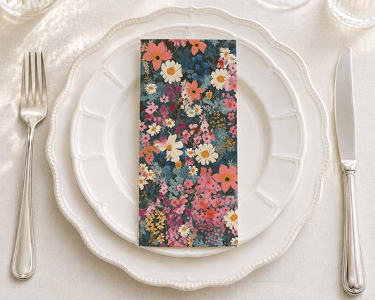 Spring Wildflowers - Printed Guest Towel