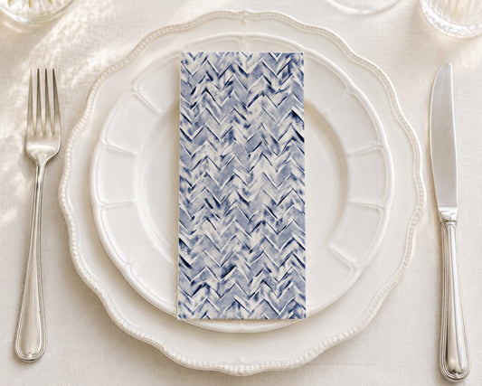 Stamped Chevron - Printed Guest Towel
