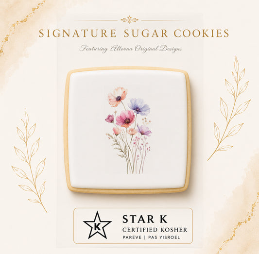 Sunset Stems Cookies | 12 Pack | Free Shipping