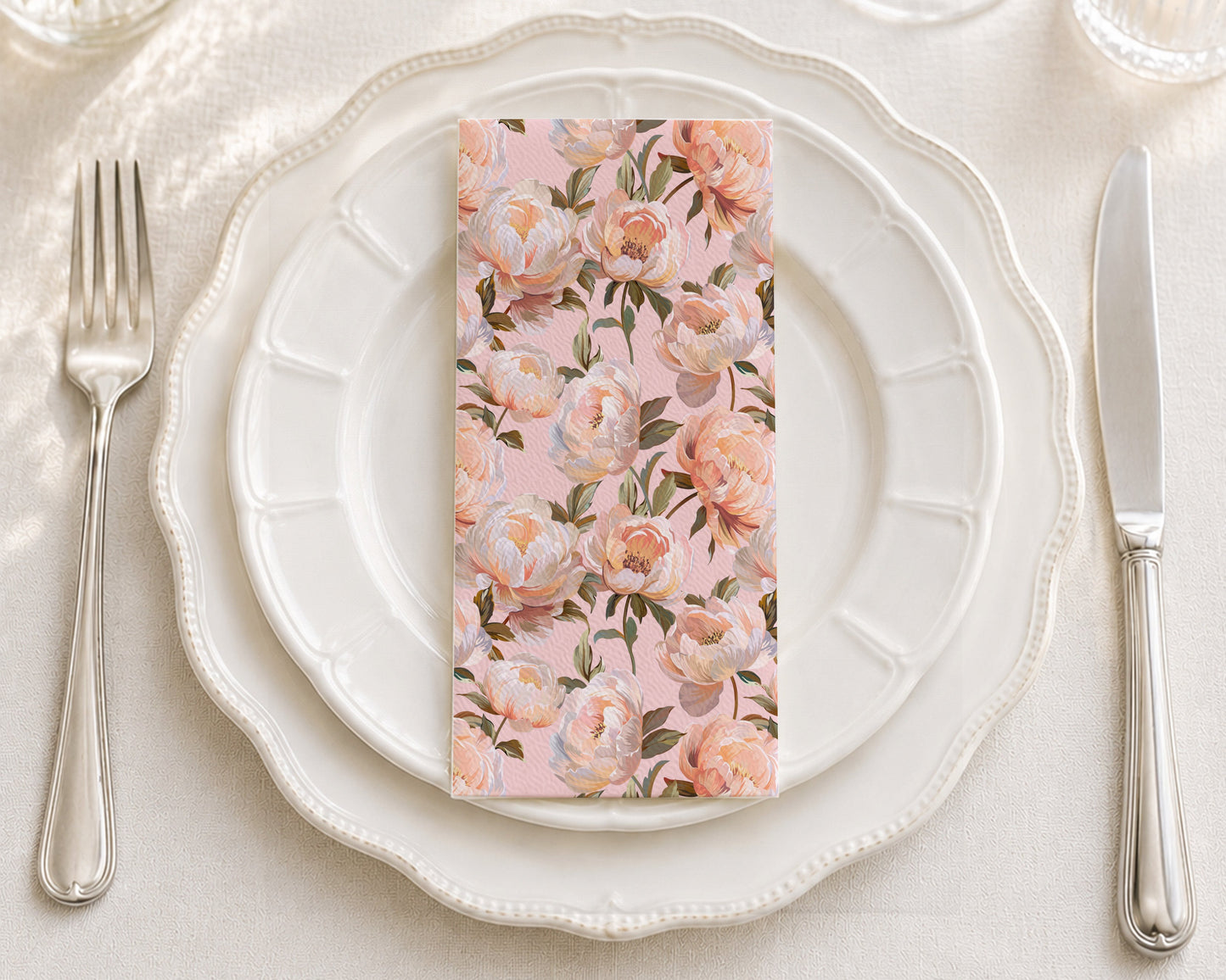 Sylvia’s Garden - Printed Guest Towel