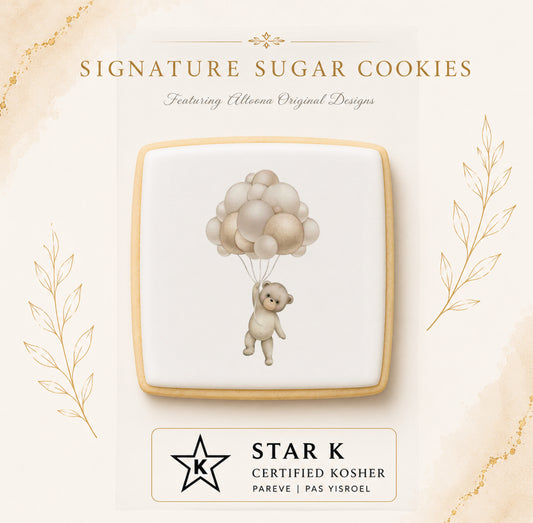 Teddy Neutral Cookies | 12 Pack | Free Shipping