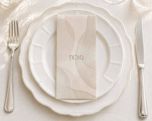 Terracotta Blush - Printed Guest Towel