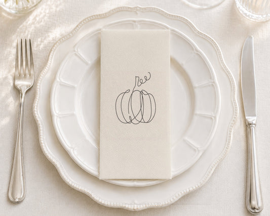 Thanksgiving Doodle - Printed Guest Towel