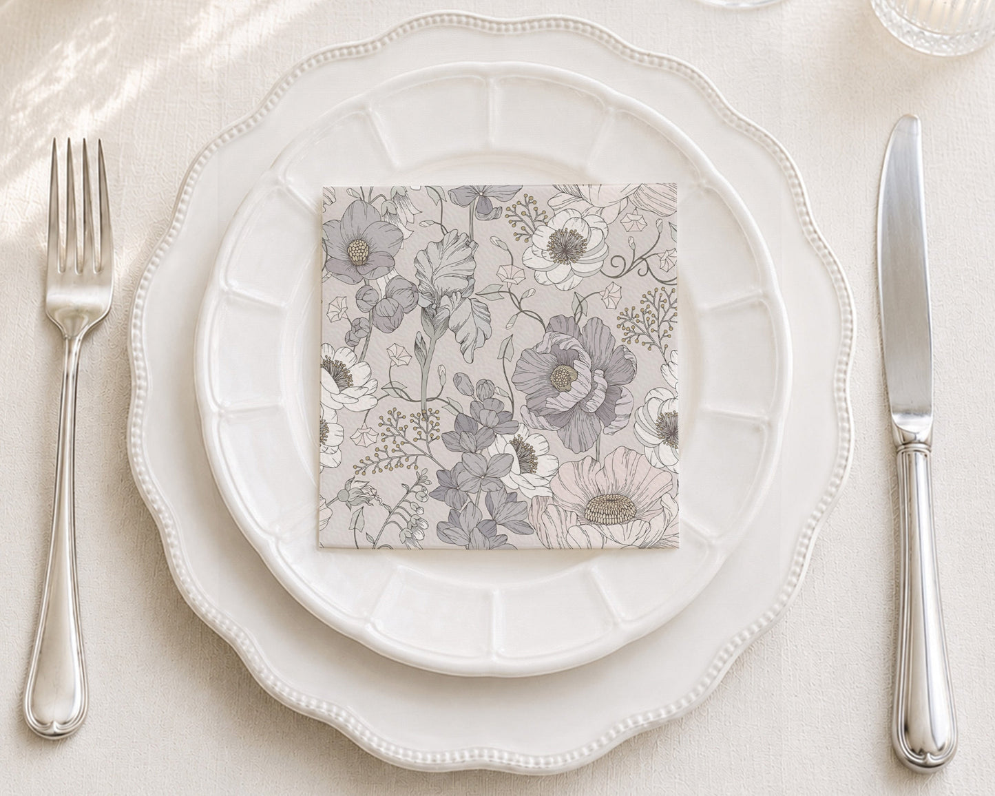 Timeless Botanicals Cocktail Napkin