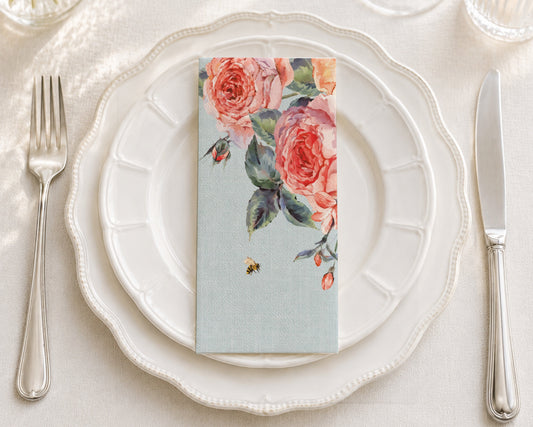 Trailing Bouquet - Printed Guest Towel