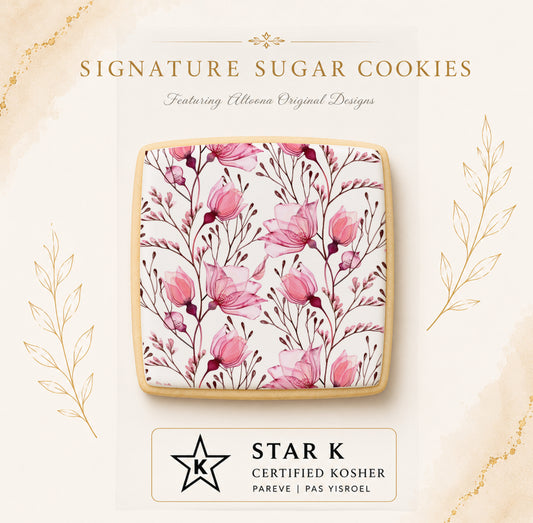 Transparent Rose Cookies | 12 Pack | Free Shipping