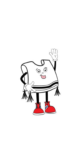 Tzitzis Mascot - Printed Guest Towel