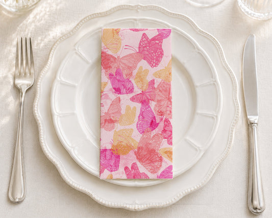 Vered Butterflies - Printed Guest Towel