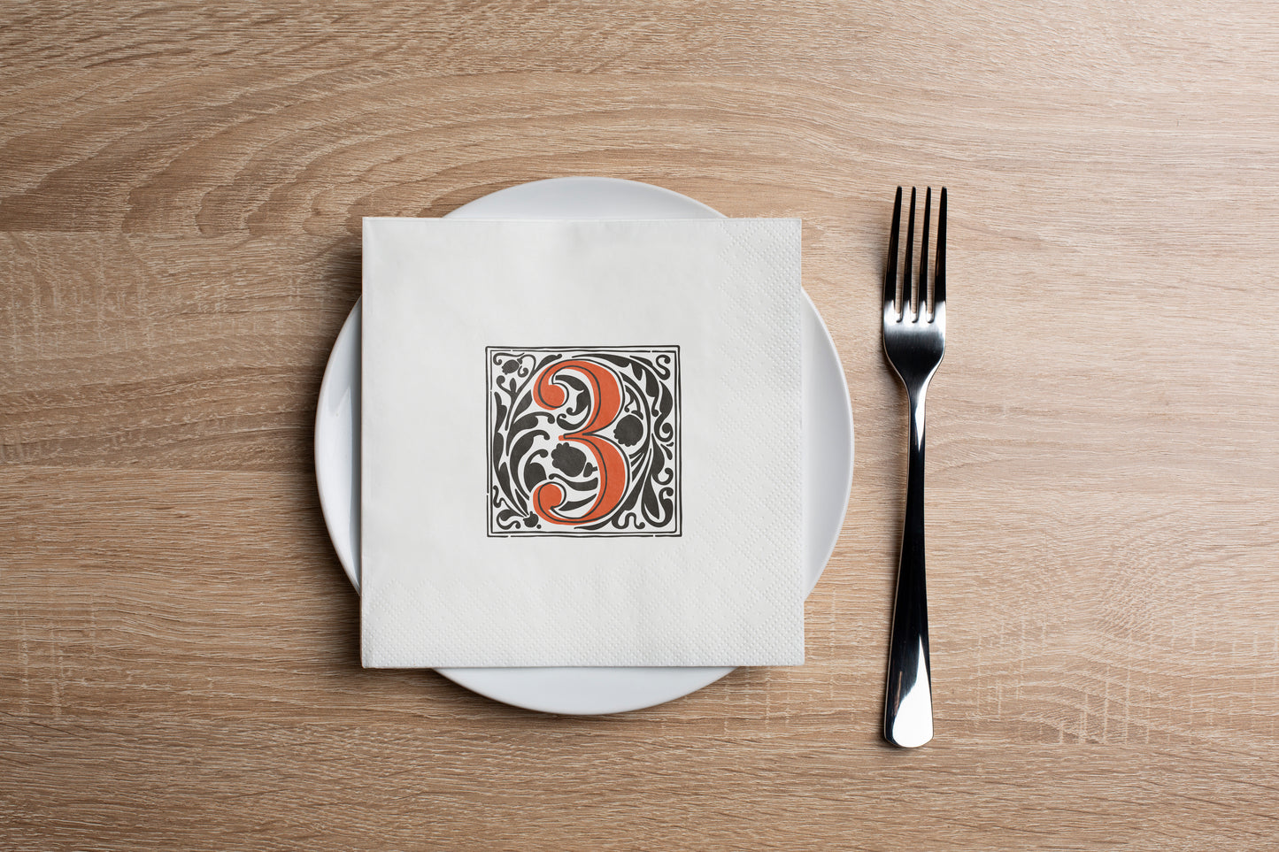 Vintage 3 Cocktail Napkin