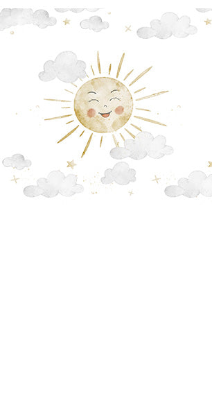 Warm Sun - Printed Guest Towel