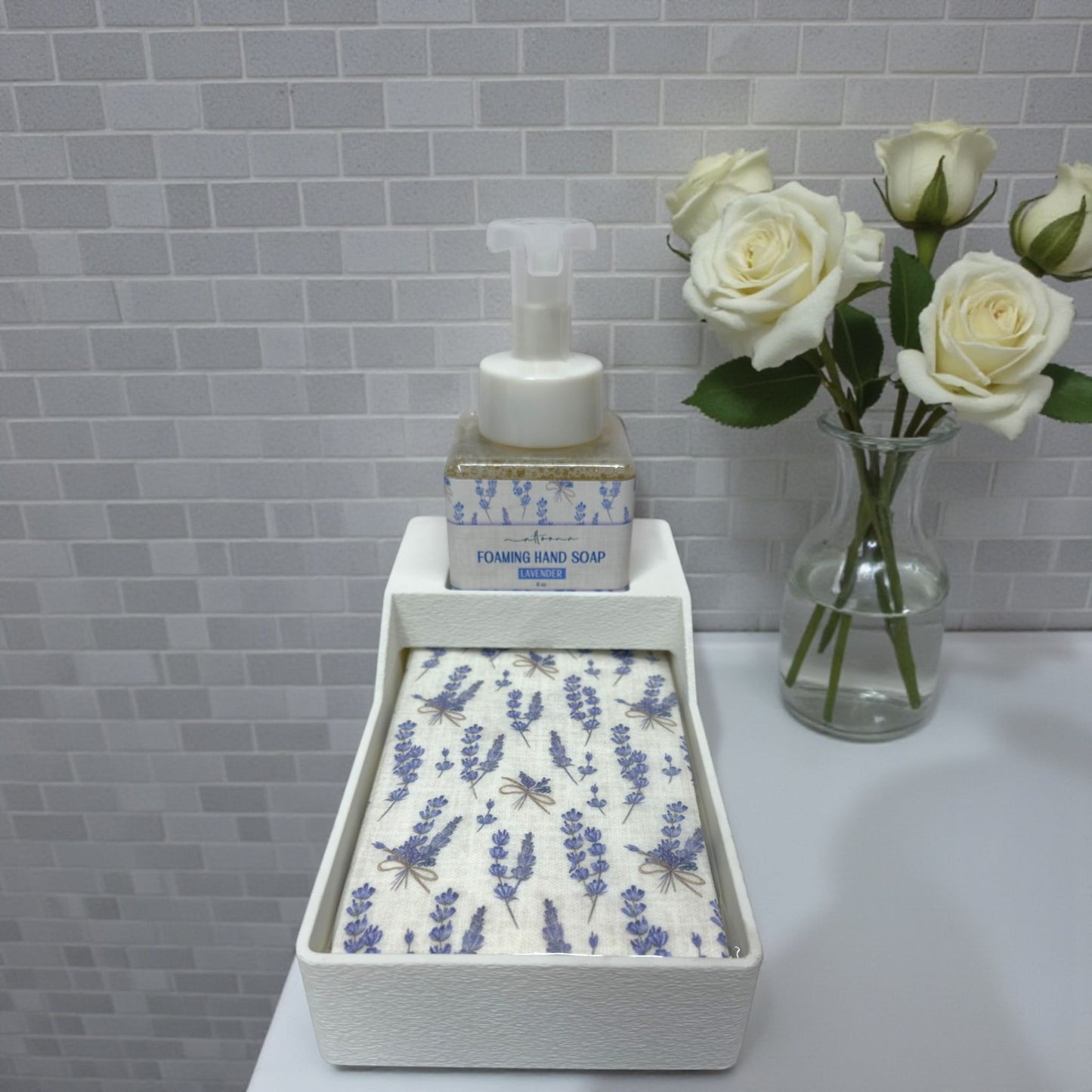 Foaming Hand Soap & Napkin Caddy