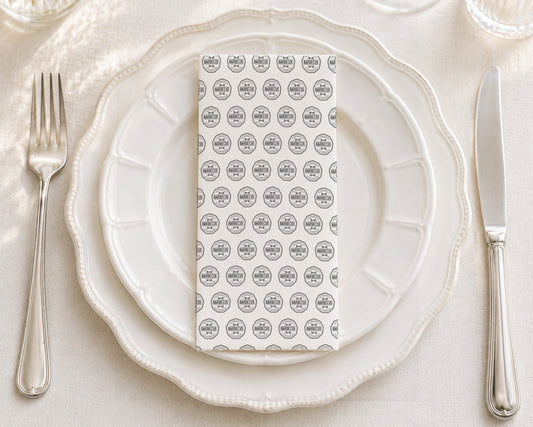 BBQ Stamp - Printed Guest Towel