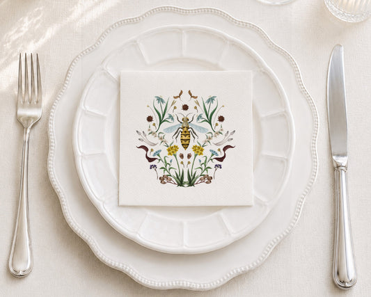 Bee Garden Cocktail Napkin