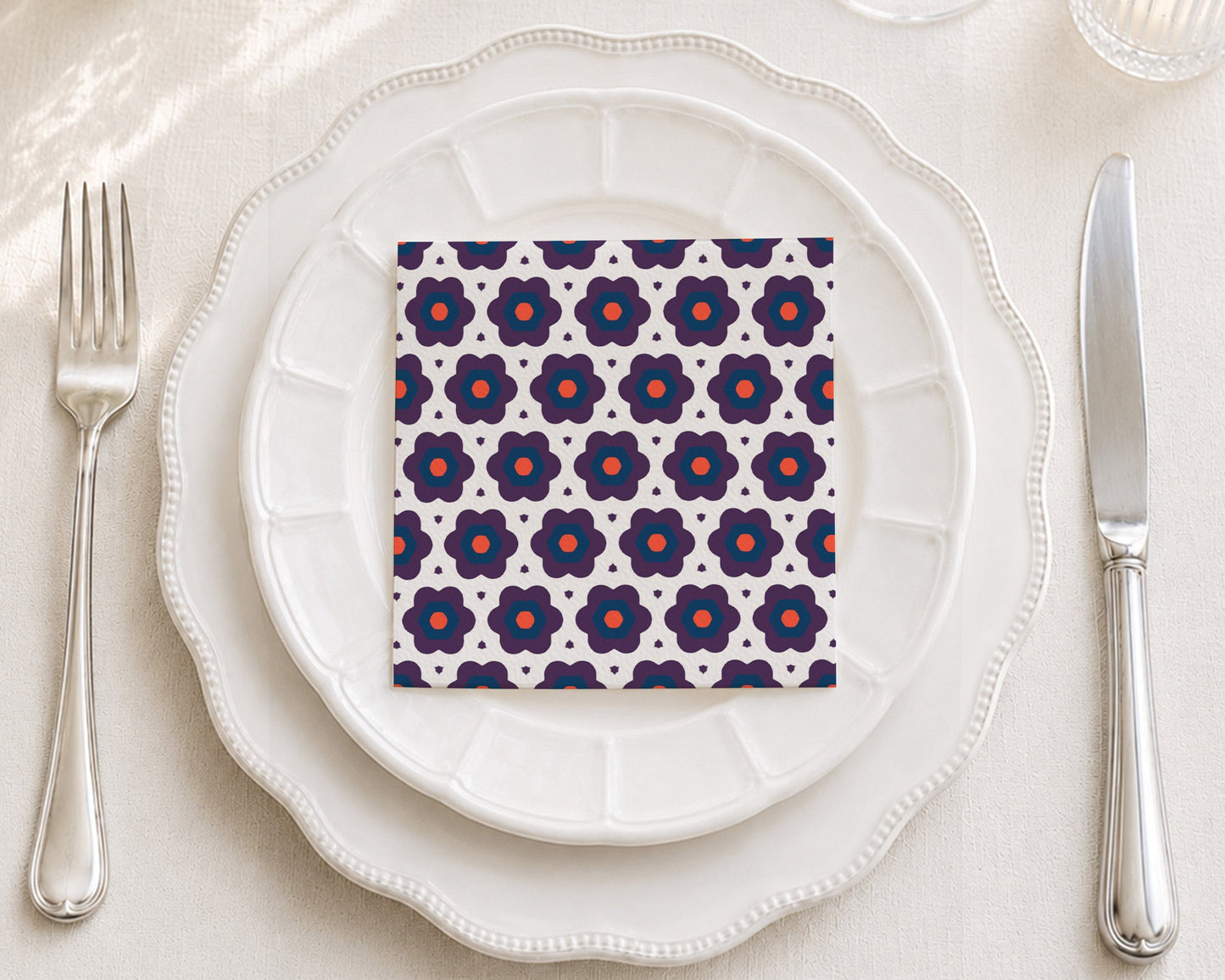 Chanukah Groove Cocktail Napkin