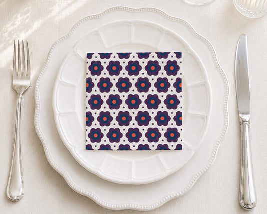 Chanukah Groove Hebrew Cocktail Napkin