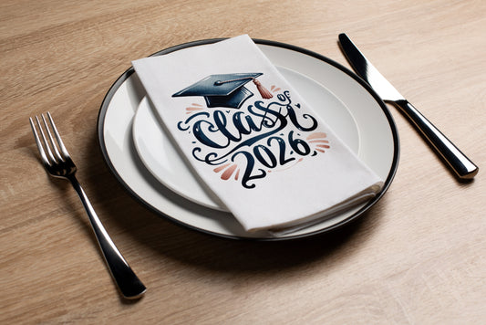 Graduation Class of 2026 - Printed Guest Towel