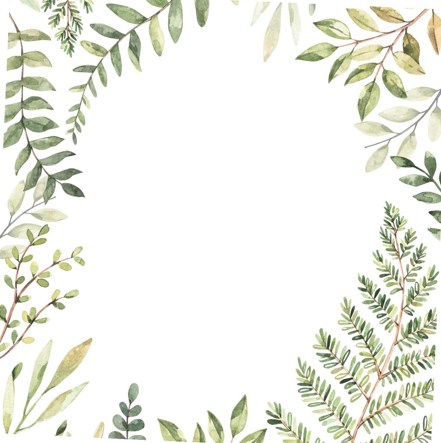 Fauna Frame Cocktail Napkin