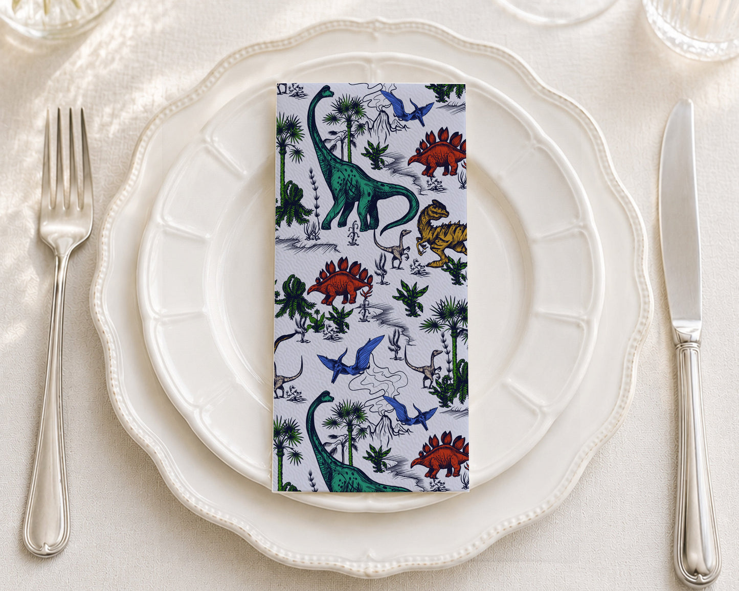 Dinoland - Printed Guest Towel
