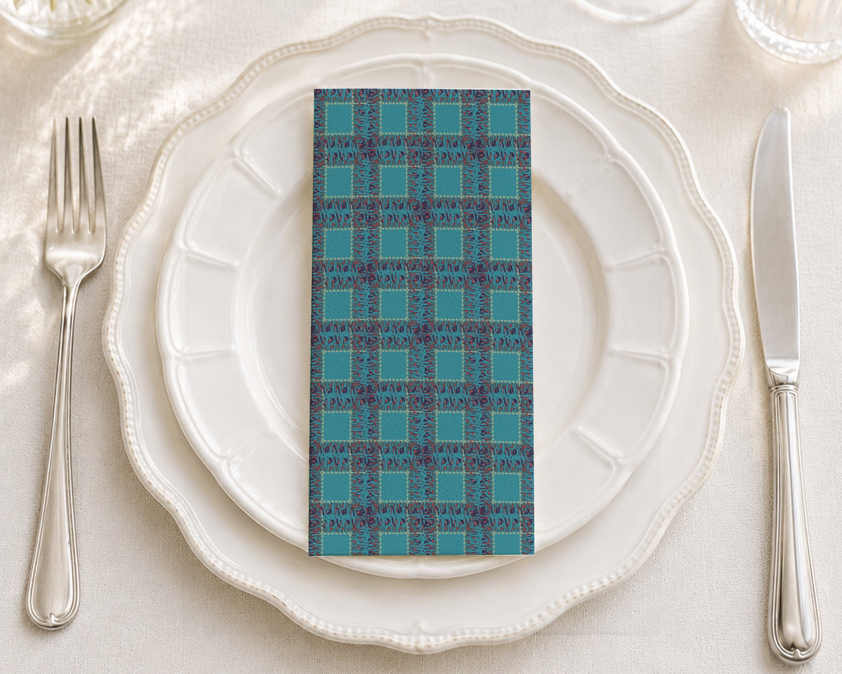 Fringe Plaid - Printed Guest Towel