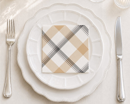 Glen Tweed Cocktail Napkin