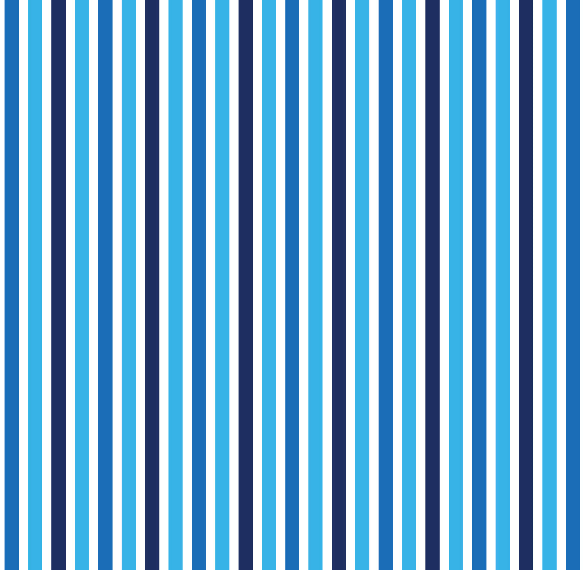 Candy Stripe Blue - (SQUARE)