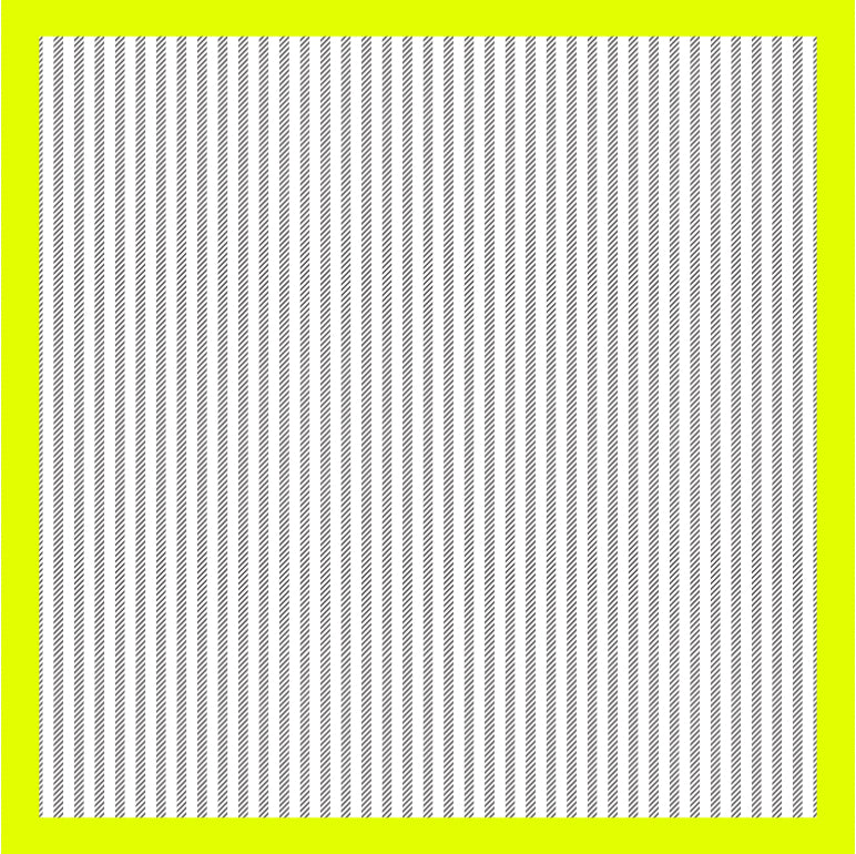 Cotton Stripe (YELLOW) - (SQUARE)