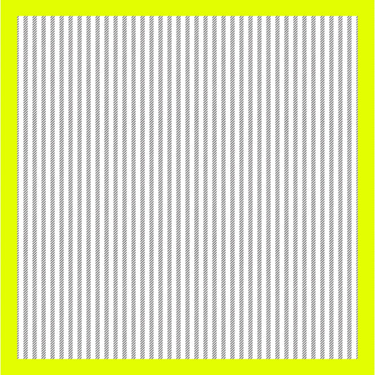 Cotton Stripe (YELLOW) - (SQUARE)
