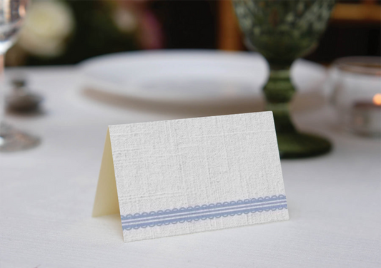 Ribbon Stripe Place Cards