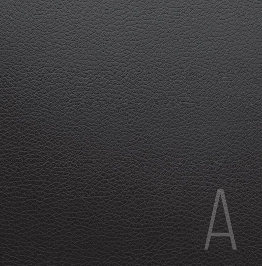 Monogram Leather Black Charger - (SQUARE)