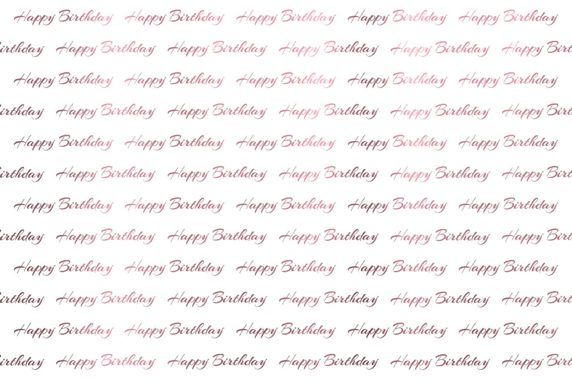 Foil Happy Birthday - Placemat