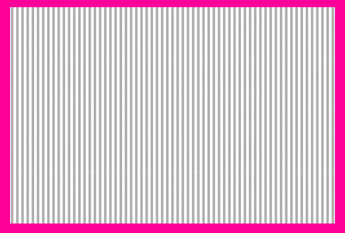 Cotton Stripe (PINK) - Placemat