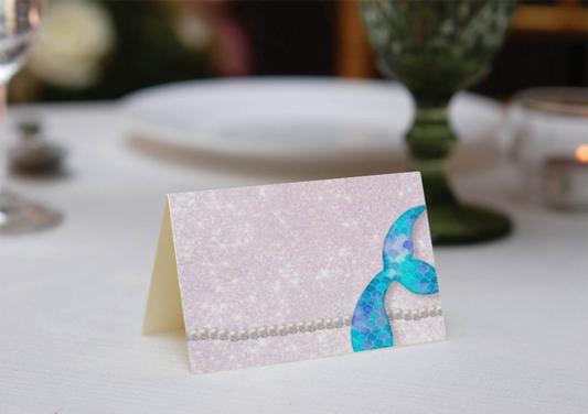 Mermaid Glitz Place Cards