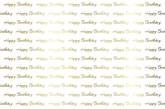 Foil Happy Birthday - Placemat