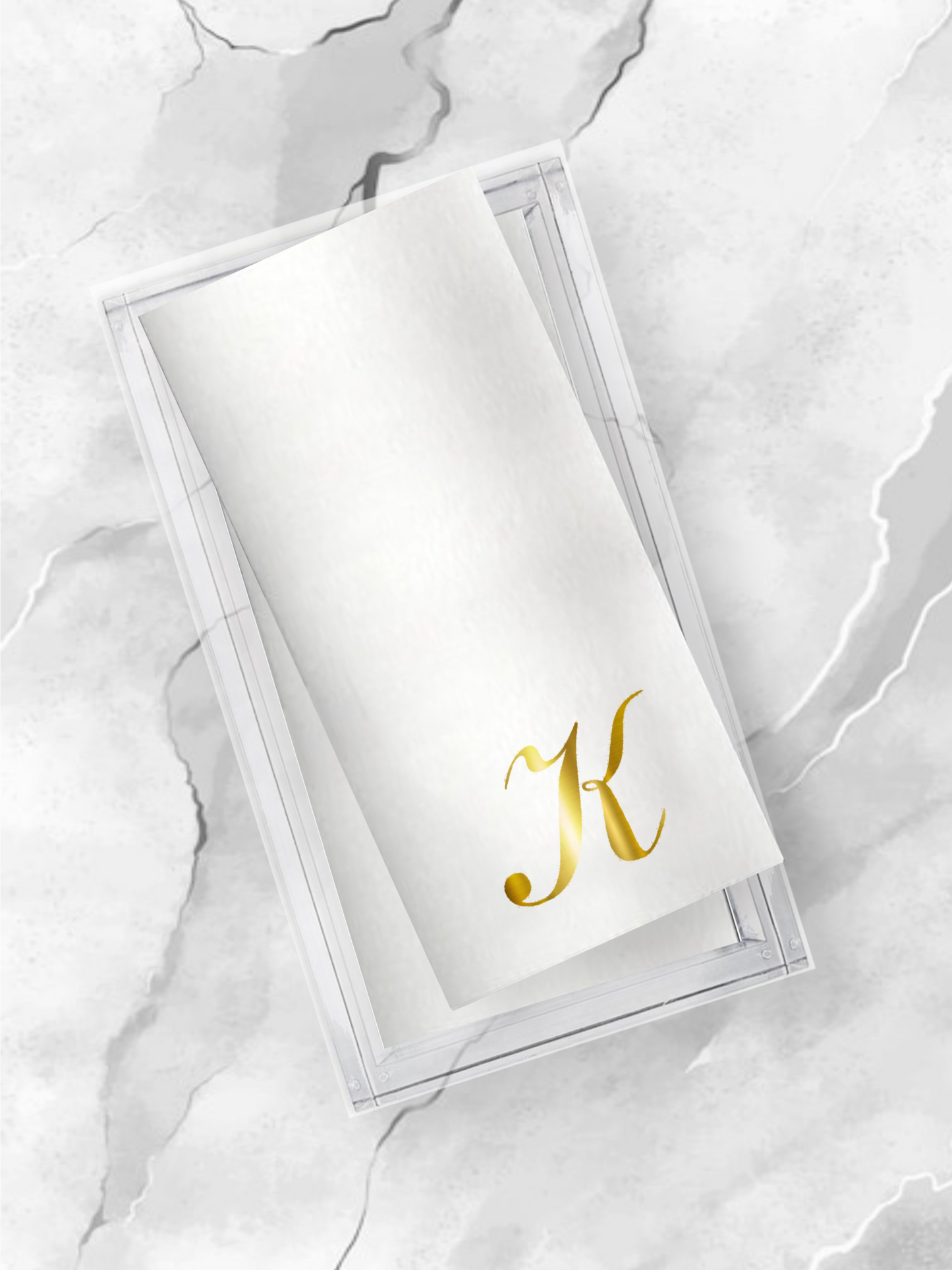 Altoona Script Guest Towel / Napkin (FOIL PRINTED) 15 Count .