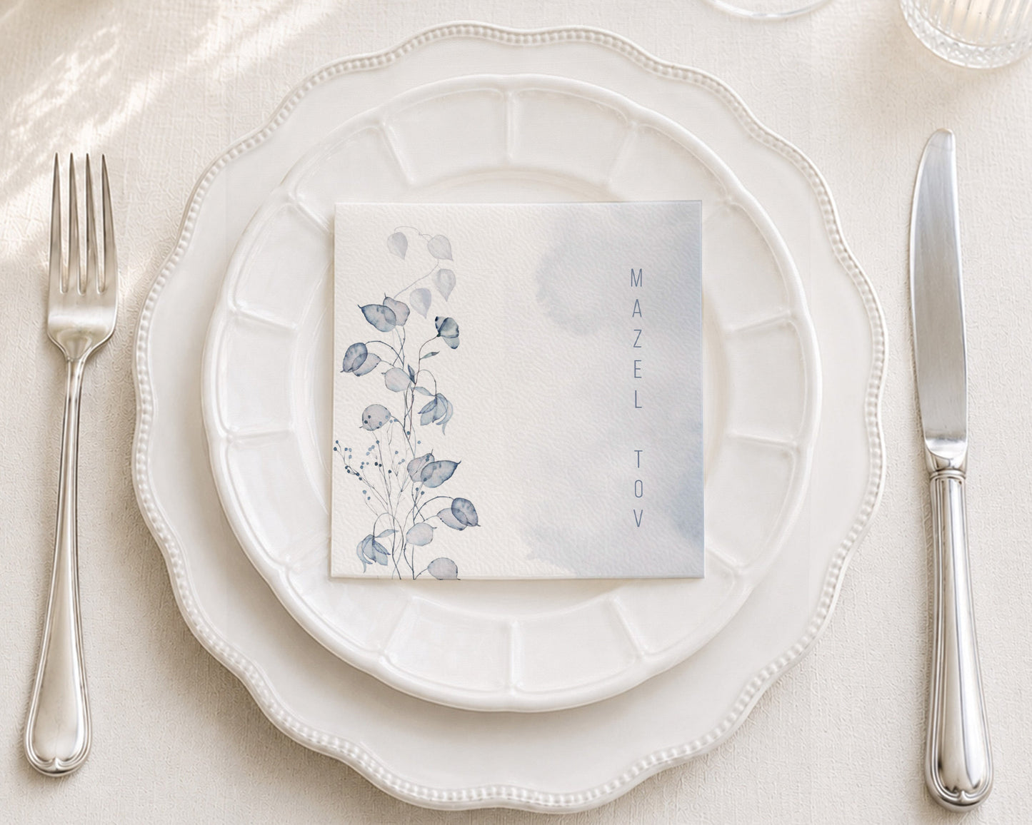 Mazel Tov Fog Cocktail Napkin