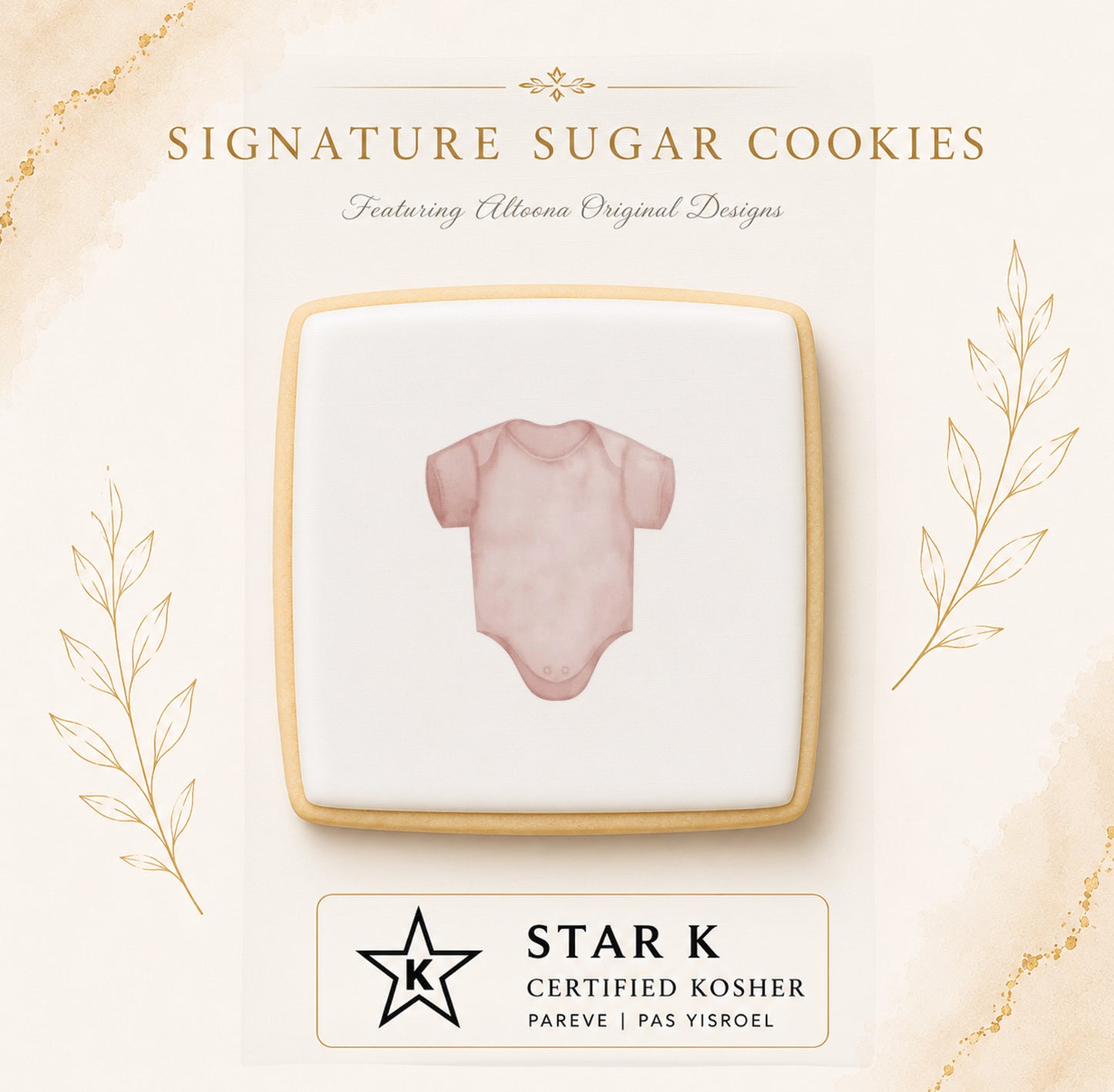 Pink Stretchie Cookies | 12 Pack | Free Shipping