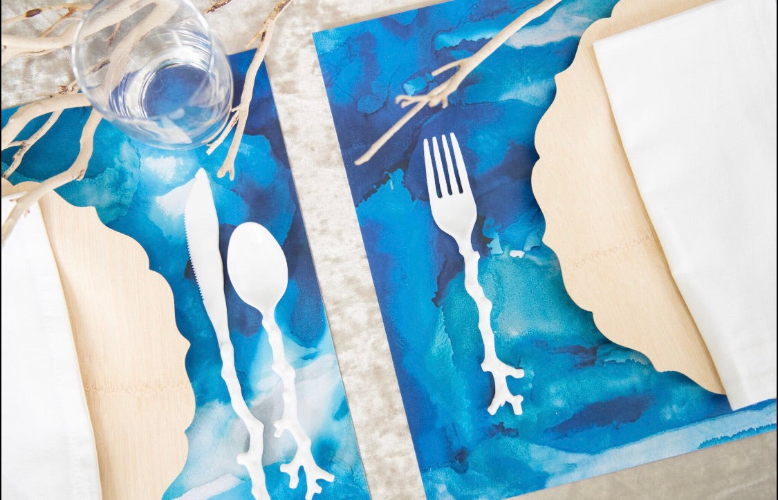 Swirl Blue - Placemat